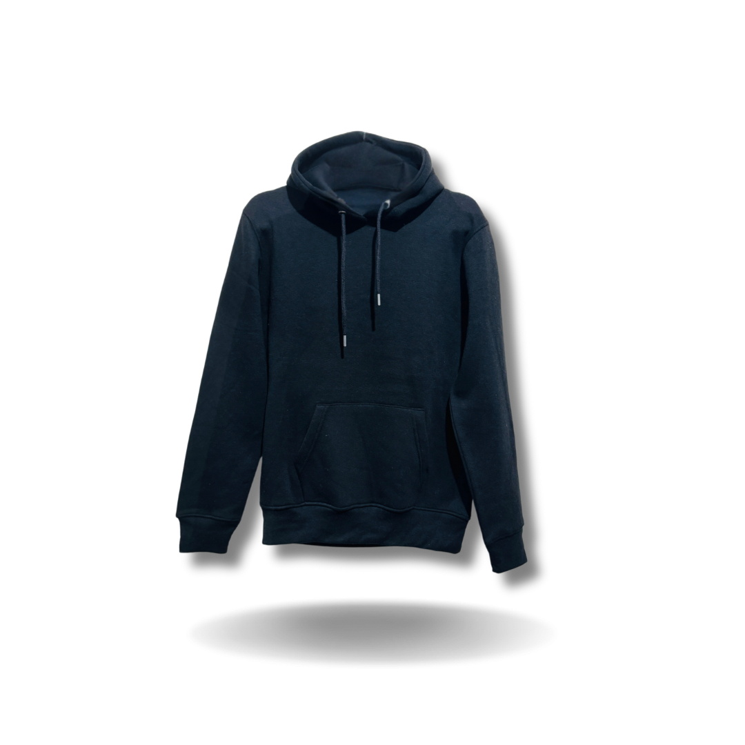 Trendiesta Plain Solid Color Long Sleeve Hoodie with pockets for men