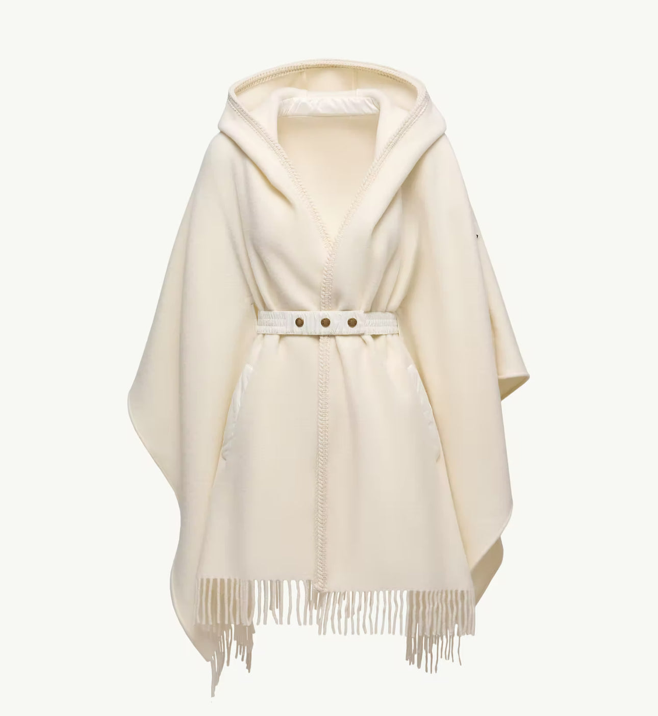 Belted Wool Cape