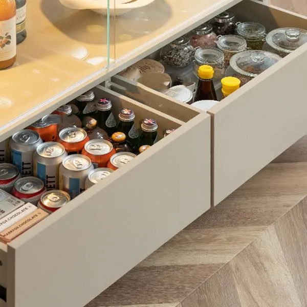 Modern stationery kitchen island granite top
